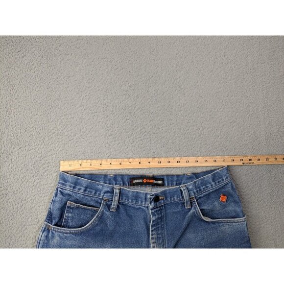 Wrangler 31 Relaxed Fit FR Jeans Mens 38x32 (Fits 34.5x30) 10FR31MWZ Blue - Picture 9 of 16